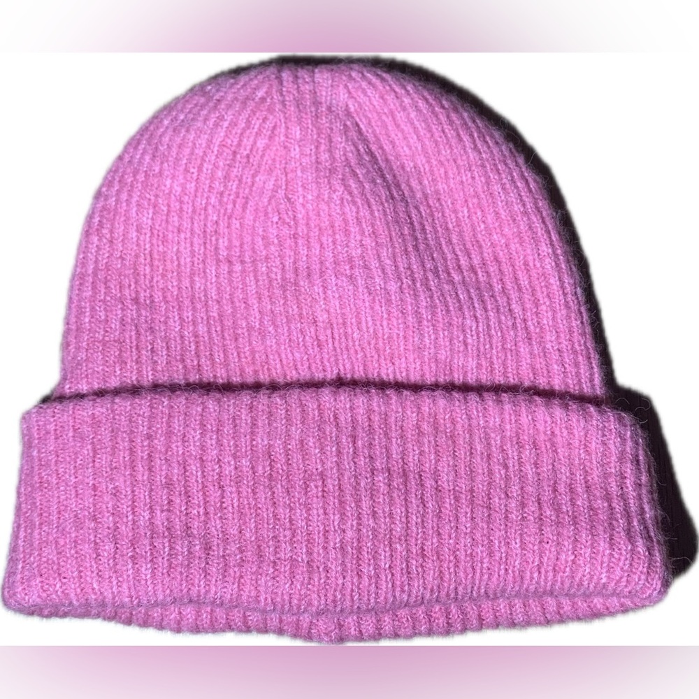 RW&CO. Vibrant Pink Knit Beanie
